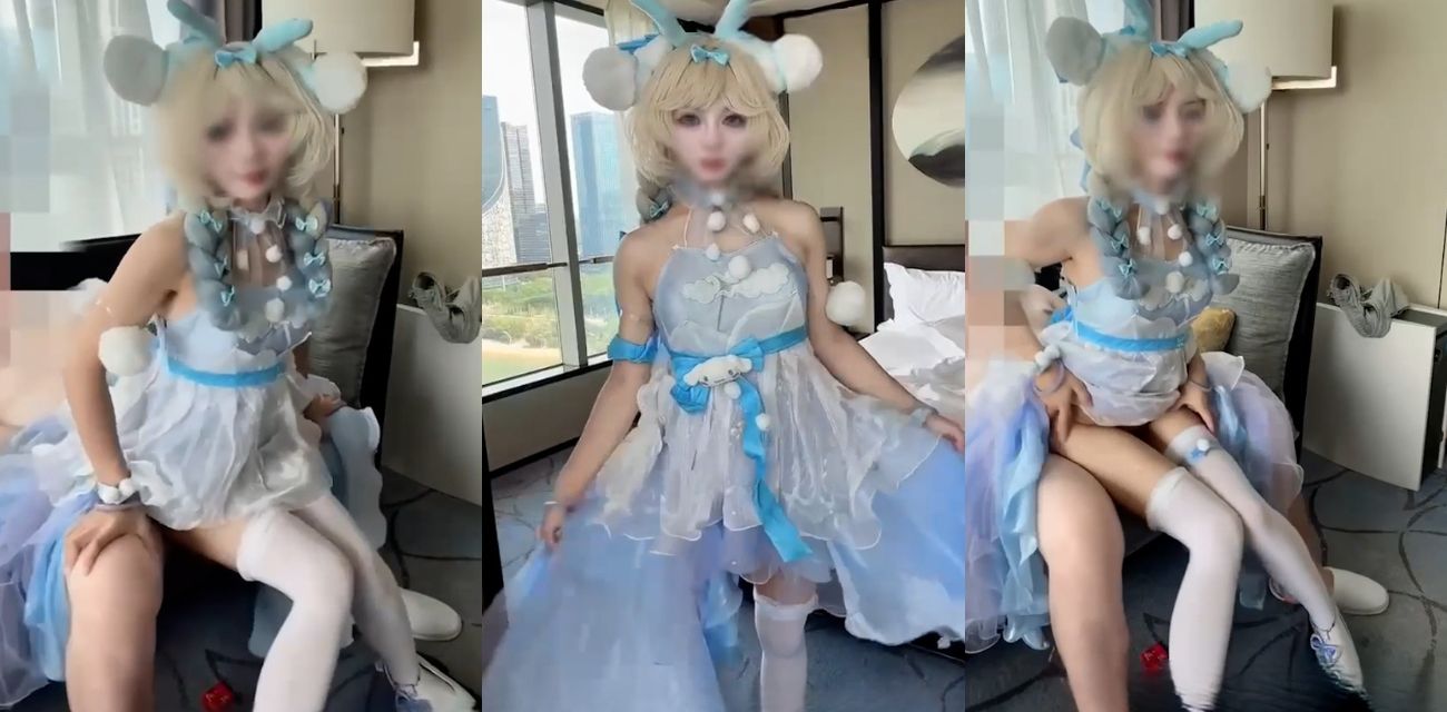 推特零零后福利姬铃木奈雪约会Vlog完整流出！Cos大耳狗瑶妹陪金主吃饭逛街后被无套内射