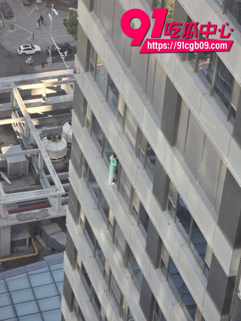 实拍跳楼！河北绿色外套少年高楼一跃坠亡全程11