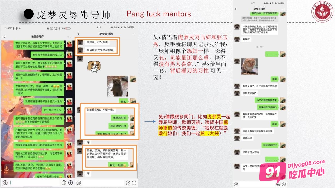 中国矿业大学大瓜 校园鸡 吴文倩 学术造假 50页PPT讲诉事件全过程 配图9