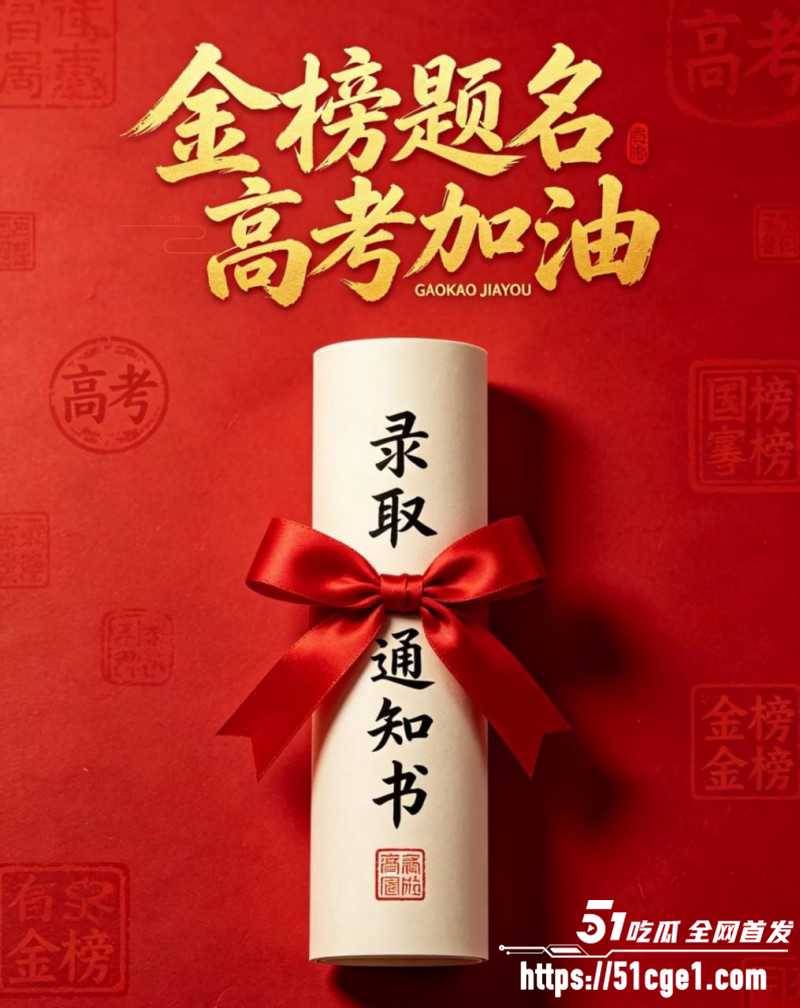 祝福高考生 高考加油金榜题名 爆分逆袭人生开挂 暑假狂欢吃瓜等你来！