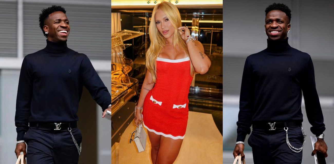 维尼修斯被骂下巴丑后报复性医美 前女友弗吉尼亚5月刚官宣分手 世界杯出局后两人却偷偷一起飞回巴西变脸复合