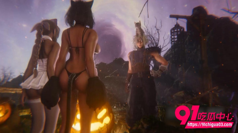SCENES  TRICK OR TITS FULL KITTY4