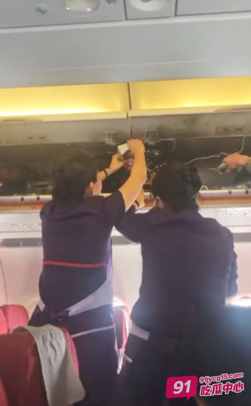 惊魂一刻！香港航空航班万米高空起火 这是劫后余生啊！