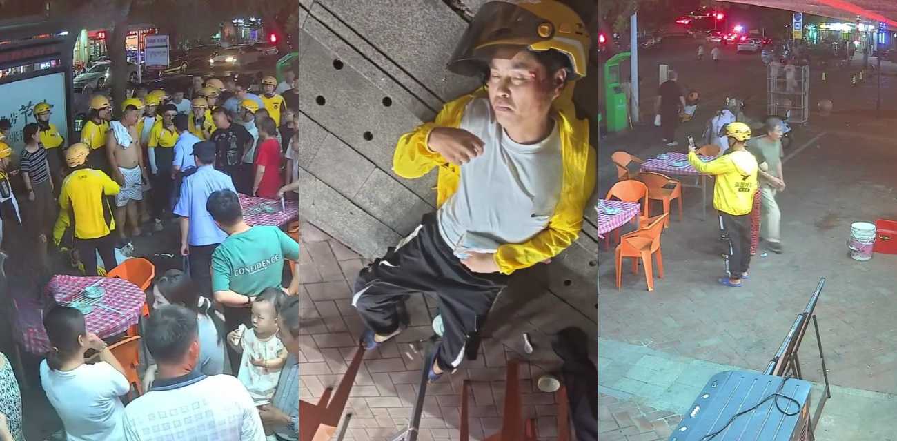 南京江宁区皖城烧烤店主与外卖员冲突事件完整回顾 店主干翻骑手现场曝光始末